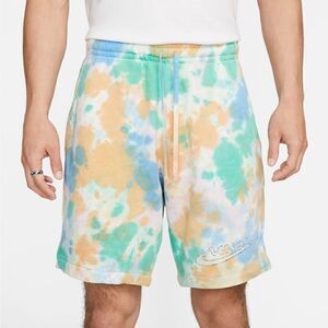 Nike Men's Sportswear Club+ French Terry Bold-Dye Shorts